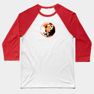 Yin Yang Cats Baseball T-Shirt